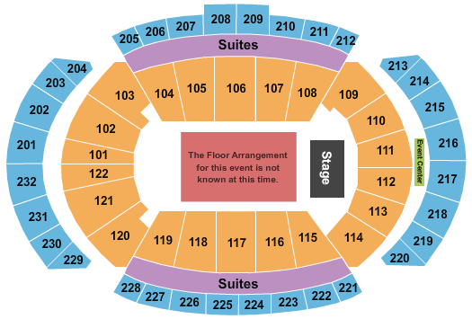 T-Mobile Center Trans-Siberian Orchestra Seating Chart
